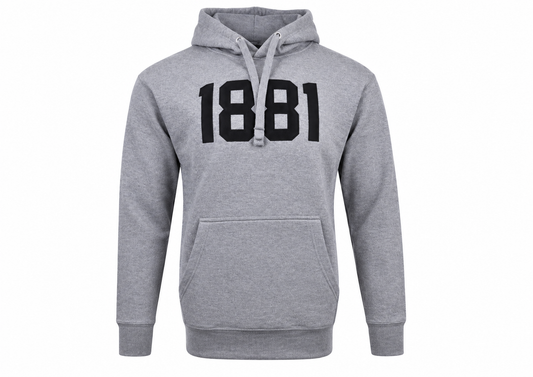TU1881 5Star Grey & Black Hoodie